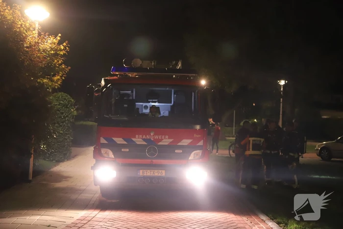 Onderzoek naar brandlucht in woning