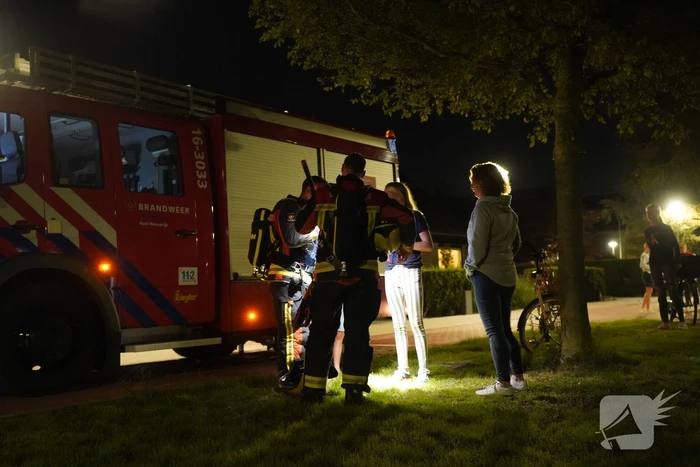 Onderzoek naar brandlucht in woning