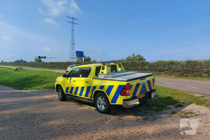 Weg volledig afgesloten na ernstig ongeval