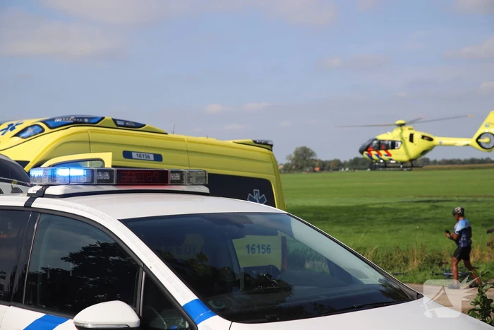 Wielrennen ernstig gewond na valpartij