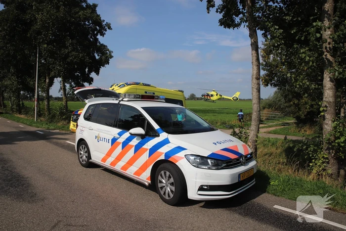 Wielrennen ernstig gewond na valpartij