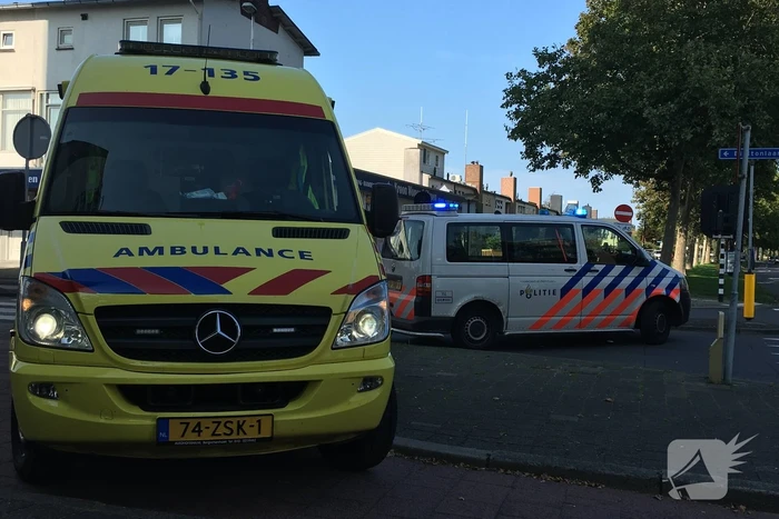 Flinke schade na botsing op kruising