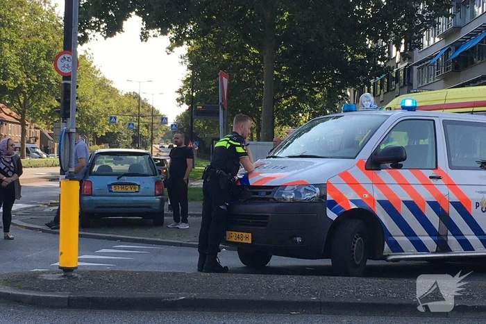 Flinke schade na botsing op kruising