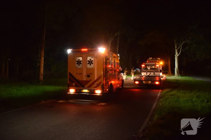 Bestuurder gewond bij eenzijdig ongeval