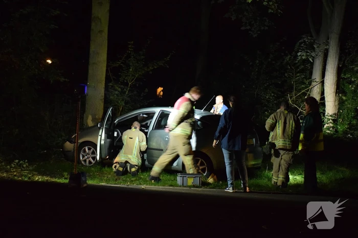 Bestuurder gewond bij eenzijdig ongeval
