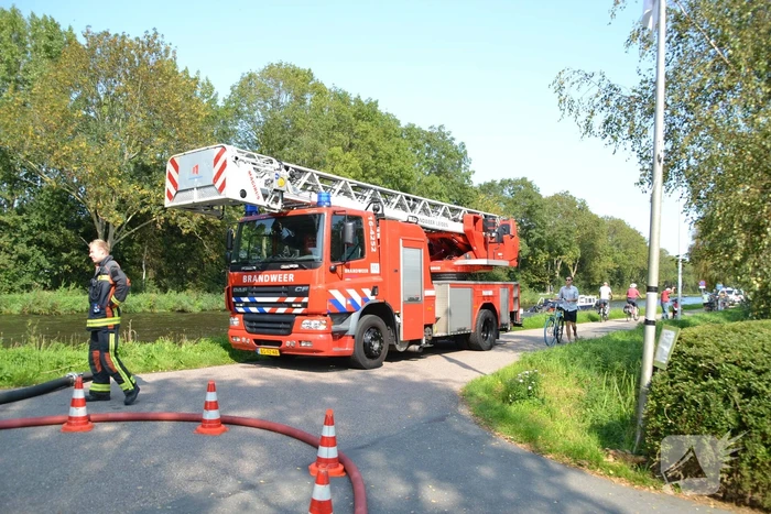 Tuinhuis volledig uitgebrand