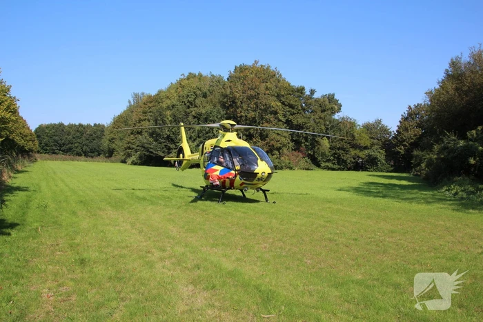 Traumahelikopter ingezet voor incident
