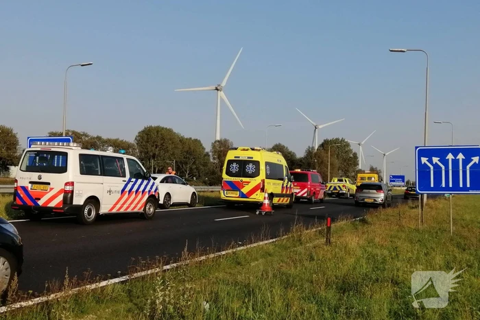 Veel schade na kop-staart botsing