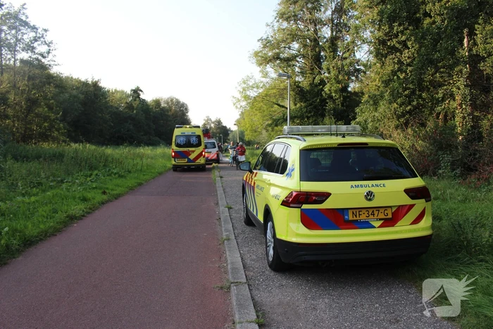 Zoekactie in sloot na aantreffen van kinderfiets