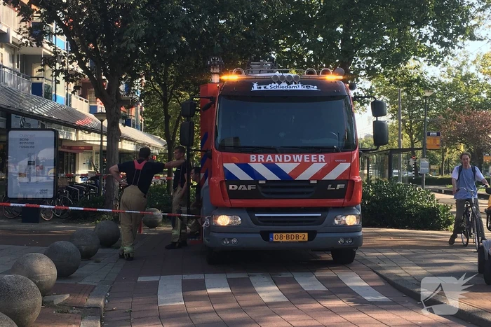 Ingang winkelcentrum Spaland tijdelijk gesloten door vreemde lucht