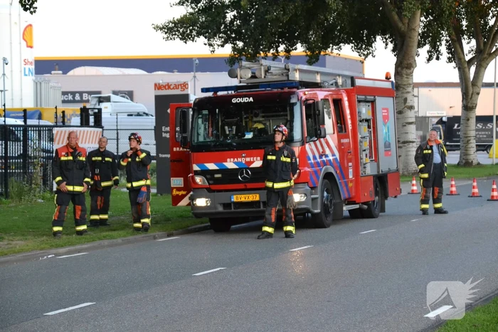 Gevaarlijk hangende tak verwijderd
