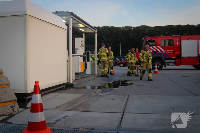 Brandweer onderzoekt lekkende AdBlue-tank