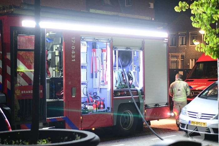 Brand bij speeltuin in Overschie