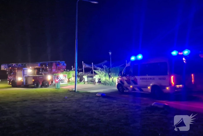 Massale inzet naar mogelijk persoon te water