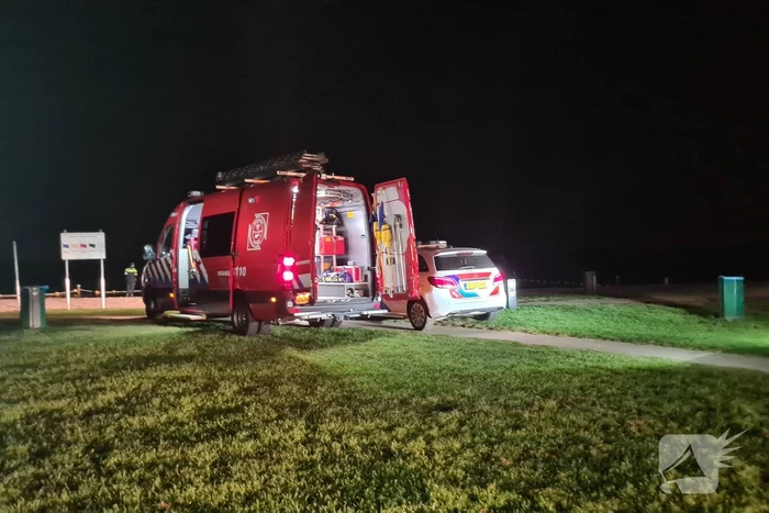 Massale inzet naar mogelijk persoon te water