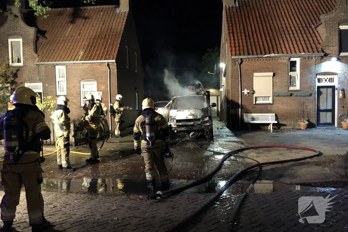 Camper verwoest door brand
