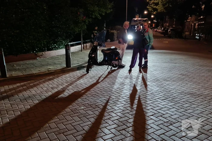 Scooterrijder gewond na uitwijkmanoeuvre
