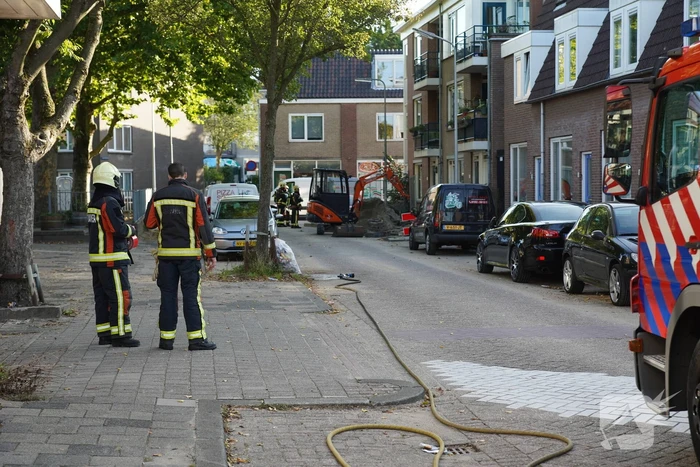Woningen ontruimd na kapot getrokken gasleiding