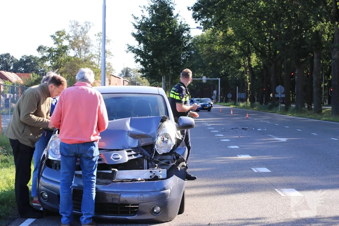 Veel schade bij kop-staartbotsing