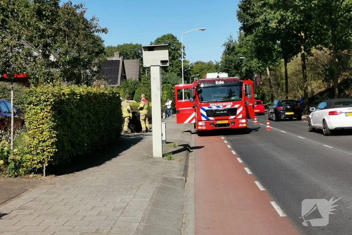 Verkeershinder bij schoorsteenbrand