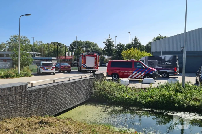 Gasleiding gesprongen op sloopterrein