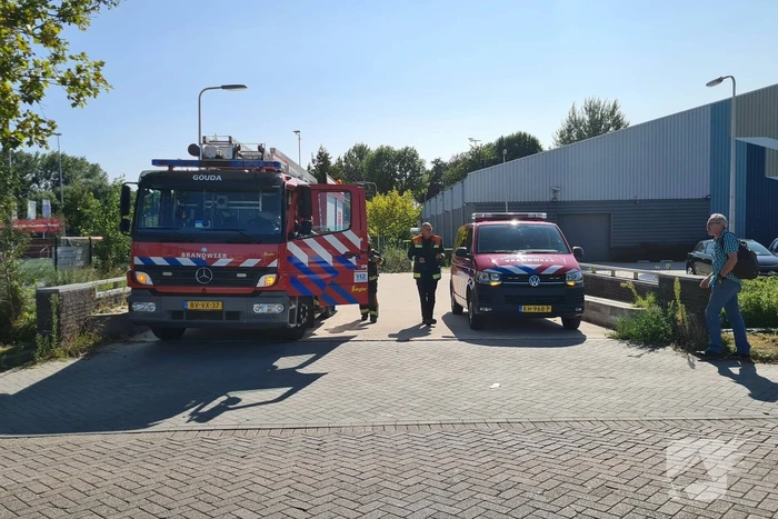 Gasleiding gesprongen op sloopterrein