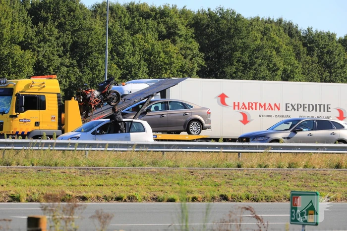 Drie ongevallen achterelkaar op A1