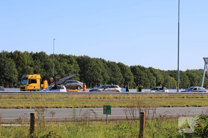 Drie ongevallen achterelkaar op A1