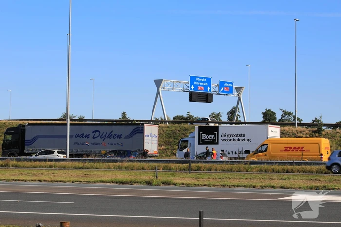 Drie ongevallen achterelkaar op A1