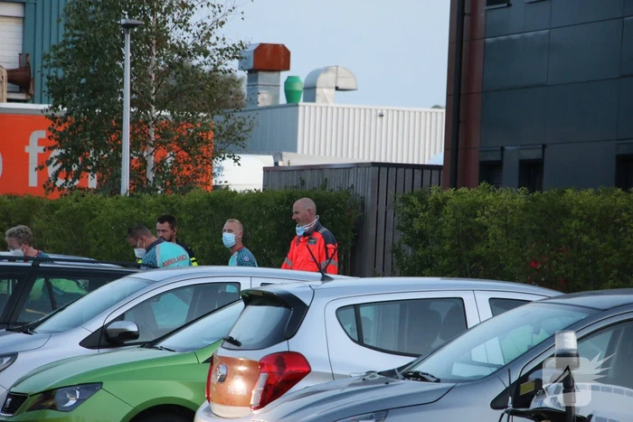Traumahelikopter trekt veel bekijks