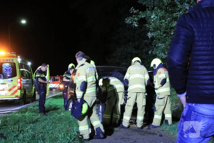 Persoon gewond na eenzijdige aanrijding