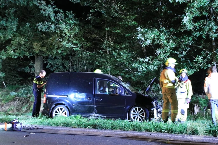 Persoon gewond na eenzijdige aanrijding