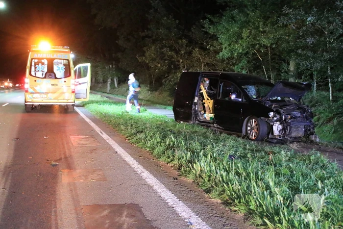 Persoon gewond na eenzijdige aanrijding