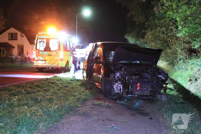 Persoon gewond na eenzijdige aanrijding