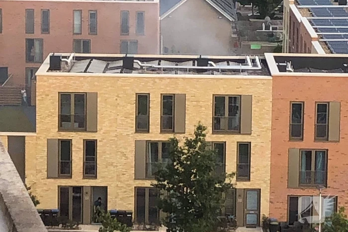 Veel rook bij brand in schuur