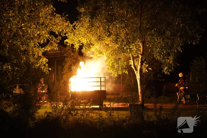 Flinke buitenbrand snel onder controle