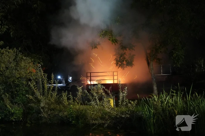 Flinke buitenbrand snel onder controle