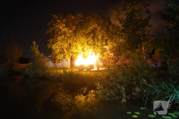 Flinke buitenbrand snel onder controle