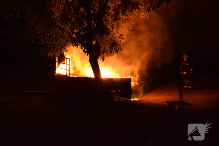 Flinke buitenbrand snel onder controle
