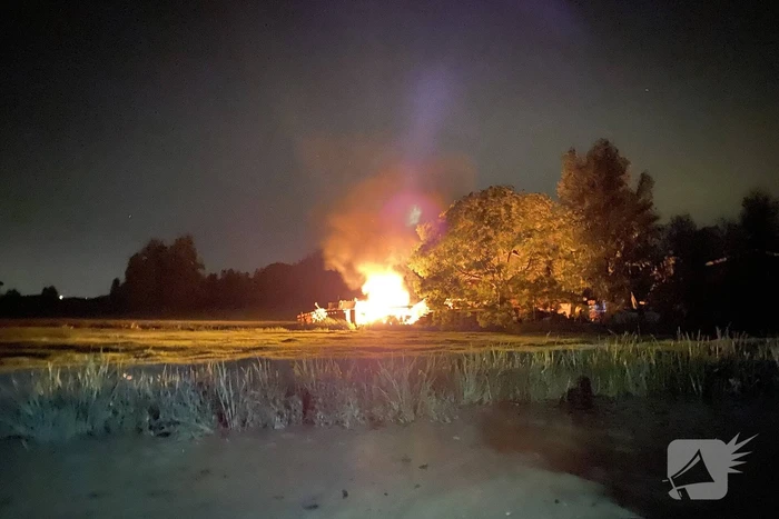 Flinke buitenbrand snel onder controle
