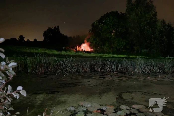 Flinke buitenbrand snel onder controle