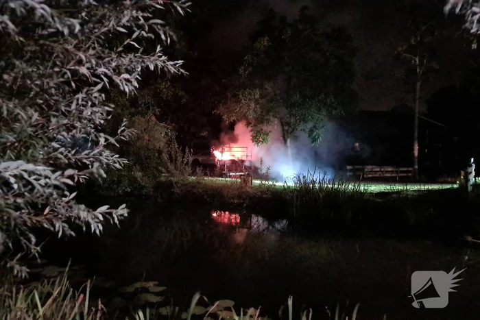 Flinke buitenbrand snel onder controle