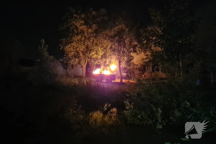 Flinke buitenbrand snel onder controle