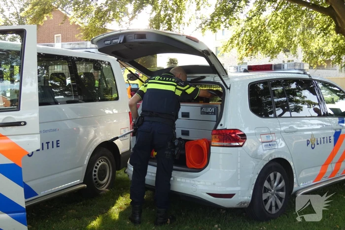 Automobilist botst op stilstaande auto