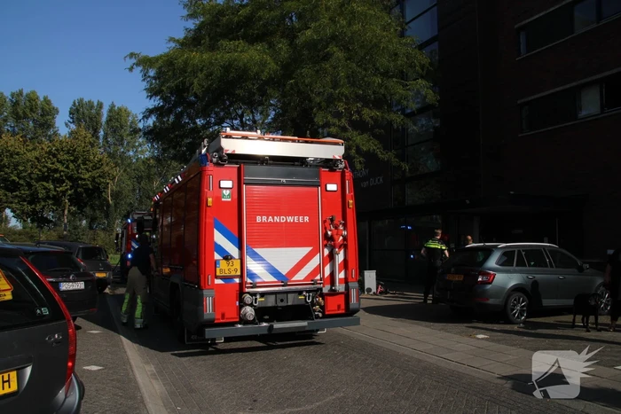 Flinke rookontwikkeling bij brand in kelder