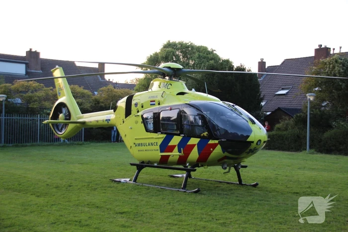 Traumahelikopter landt voor incident