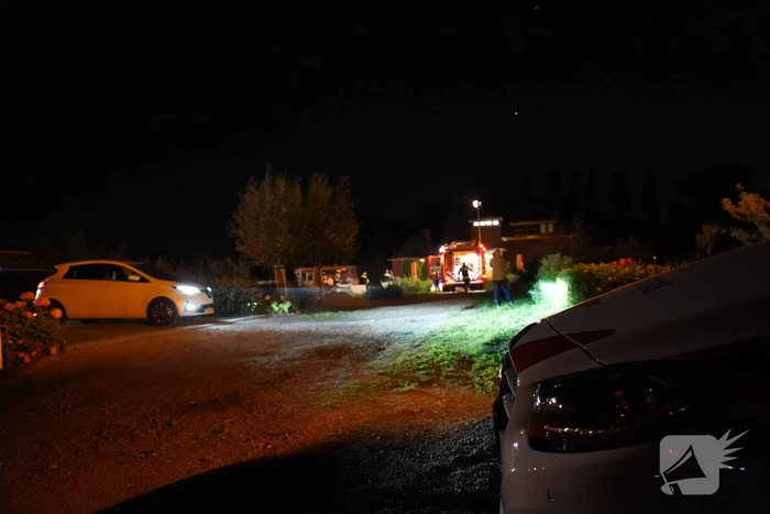 Veel rook bij brand in aanhanger
