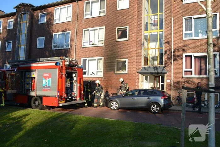 Appartementen beschadigd door scooterbrand