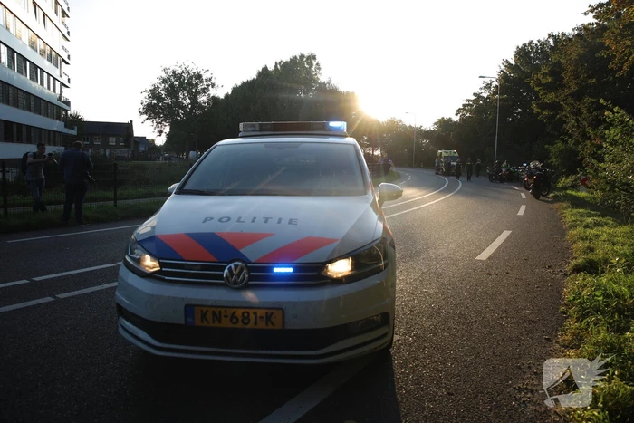Motorrijder gewond na val