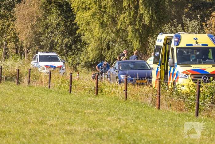 Vrouw op driewieler aangereden